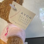 Avon Breast Cancer Crusade Brown Plush Bear With Pink Ribbon Shirt And Hang Tag