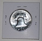 1963 - D Franklin Half Dollar     90  Silver     Brilliant Uncirculated  bu 