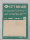 1960 Topps Cfl  69 Pete Bennett Ex-mint Set Break