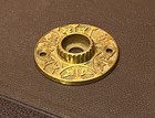 Antique Victorian Cast Brass   Bronze Rosette Doorknob Escutcheon Hardware