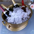 Champagne Gold Finish  Wine Cooler Ice Bath Vintage Style - Bucket Copper Film C
