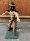 Vintage Native American Indian Beads Corn Husk Doll Rare