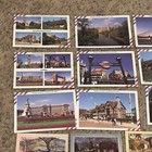 Massive Box Lot Of Britain Postcards Aerograms  Trains  Birds  Flying  Buildings