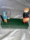 Mechanical Coin Bank Vintage Cast Iron Birdie Putt Golf Moving Works