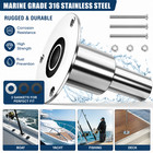 24mm Marine Diesel Heater Exhaust Outlet 316 Stainless Steel Thru Hull Fitting