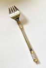 Aegean Weave Golden By Wallace Sterling Silver Salad Fork 6 7 8  Mcm Flatware
