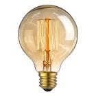 Edison Filament Light Bulb Vintage Dimmable 40w 60w Warm Lamp E26 Base G80 110v