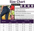 Women Anti Cellulite Yoga Pants Butt Lift High Waist Leggings Fitness Workout