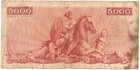 Greece 5000 Drachmai Red                        1944-1946 Issue 