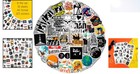 100 Pcs Waterproof Oilfield Stickers - Perfect For Gifts   Personalization
