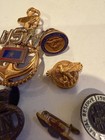 Lot 6 Vintage Pins Navy  Mn  Etc 