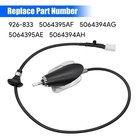 Radio Antenna Base Assembly Cable With Adapter Cover Small  Black 