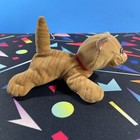 Purries Vintage Pound Puppies Brown Cat Kitty Stuffed Plush Toy 7  Tonka