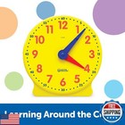 Learning Resources Big Time Learning Clock  Analog Clock  Homeschool  12 Hour