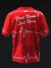 Custom Name Columbia 300 - Pulse Solid - Bowling Jersey Short   Long Sleeve