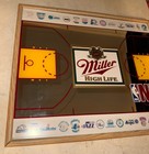 Vintage 1990   s Miller High Life Nba Beer Mirror Sign 25   x21    Rare Team Logos