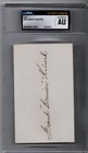 Frank  bruiser  Kinard Signed Cut index - Cgc jsa Slabbed certified Football Hof