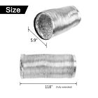 6 Inch X 10 Feet Inch Non-insulated Aluminum Air Ventilation Ducting Vent Hose