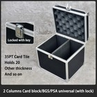 Psa Bgs Sport Cards Keyed Lock non-locked Organizer  Holds 20-40 35pt Cards