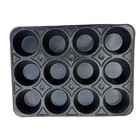 Lot Of 490 Upac2 12-count Bakeable Cpet Large Muffin Pan - Black 12lctcpet