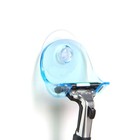  2pcs Wall Razor Holder Plastic Shaver Holder With Strong Suction Cup Razor Rack