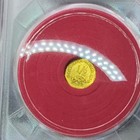 1857 Gold Octagonal  1 2  Token Liberty Head Coin - Circulated