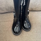 Childrens Place Girls Tall Boots Faux Patent Youth Size 4 Toddler