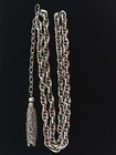 Vintage Silver Chain Belt 