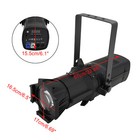 250w 4in1 Rgbw Profile Spotlight Cob Light For Event Lighting Disco Party Stage