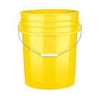 6-pack Yellow Food Grade 5-gallon Buckets   Gamma Seal   Lids  Bpa-free  Airtight