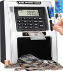 Interactive Talking Atm Piggy Bank For Kids - Dual Debit Cards  Real Money Savin