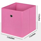 Foldable Storage Cubes Bins 11 Inch Cloth Fabric Box Organizer Baskets