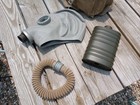 1956 Cold War Polish Army Szm-41 Gas Mask Kit With Mo-2 Filter Canister Size 3