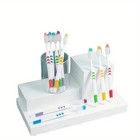 10pcs Bamboo Charcoal Ultra Soft Nano Toothbrush Full Head Soft Bristle Teeth Cl