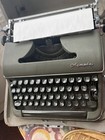 Olympia Sm3 Green De Luxe Typewriter W Case Werke Ag  Wilhelmshaven West Germany