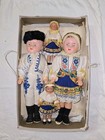 Vintage Celluloid Costume Doll Collection Set Of 4  Czechoslovakia 
