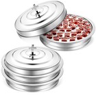 Communion 2 Trays With Lid Christmas Holy Wine Serving Trays House Up 80 Silver