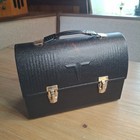 Vintage American Thermos  v  Victory Dome  Lunch Box 1950   s Metal 10  Long Black