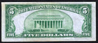 1934-a  5 North Africa   Wwii Emergency Issue   Crisp Extremely Fine Note