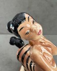 Perfect 1940 Nubian Zebra Centaurette Disney Fantasia Nude Figurine Vernon Kilns