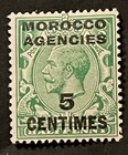 Travelstamps  Great Britain Offices In Morocco Stamp Scott  63 - 5c 1p Op Mogh