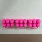 3 Vintage 1990s Pink Jell-o Jigglers Plastic Easter Egg Mold