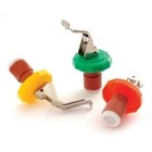 Norpro 3pc Bottle Stoppers Set - Cork Seals Glass Soda Pop Wine Bottle Airtight