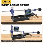 Xarilk Y2 Foldable Knife Sharpener Fixed Angle 320 800 2000 Grit Diamond Plate