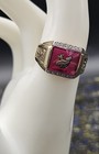 10k Gold Loyal Order Of The Moose Ring Size 8 5
