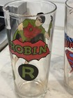 Lot  6  1960s   70s Pepsi Collectors Series Glasses Dc Comics Superheroes