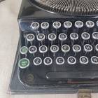 Antique Vintage Remington Rand Model 2 Portable Typewriter Black Green Keys Case