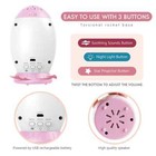 Baby Sleep Soother - Lullabies  Star Projector  Pink Nursery Night Light