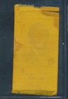 1910 S77 Mogul Cigarettes Us Presidents Silks  Abraham Lincoln Yellow   Fair