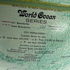 Replogle 12 Inch Globe World Ocean Series 3d Relief Vintage With Stand